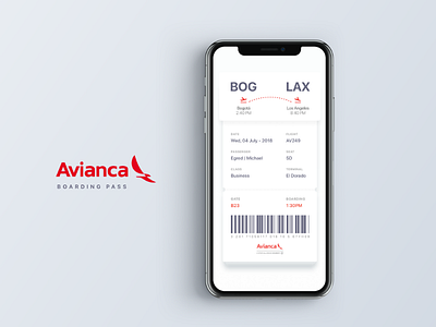 Avianca - Boarding Pass