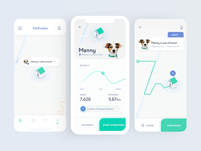 Pet Location Tracking App