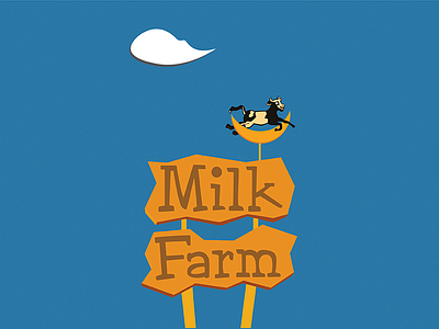 Milk Farm california dixon milk farm road signs