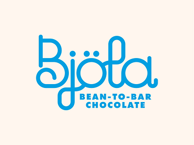 Bjöla Chocolate Logo branding design graphic design logo