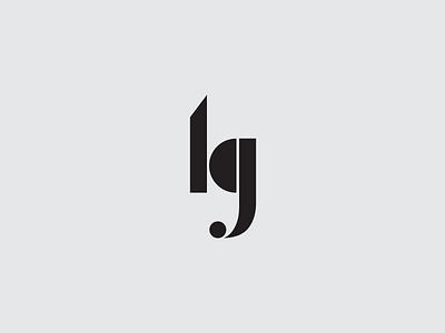 KG monogram 2.0 logo monogram shapes type