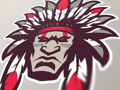 Native american brandbooth indian mascot native sports logo