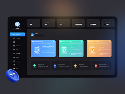 Investigate the dark theme of the dashboard icon illustration ui ux 图标 设计