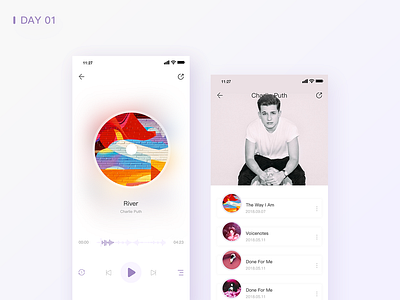 music ui ux 设计