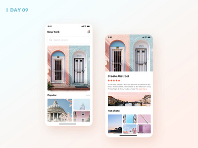 Tourism App app design ui 排版 设计