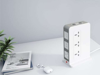 Tower Extension Socket with USB