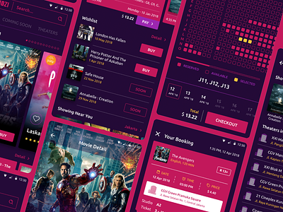 MOZI Cinema App booking booking app cinema cinema app