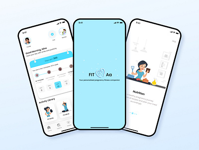 Antenatal Fitness App antenatal fitness app presentation fitness fitness app pregnancy pregnancy app pregnancy fitness ui
