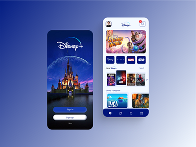 Disney Hotstar App Ui