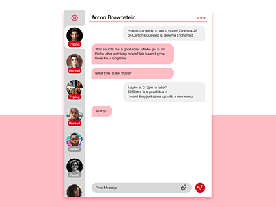 Daily UI 013 | Direct Messaging