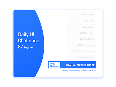 Daily UI 014 | Countdown Timer countdown countdown timer countdowntimer dailyui design interface ui ui design