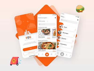 Food Delivery App Design adobe xd app app design app splash screen app ui food food app food app design food delivery app food splash screen free xd graphic design mobile app design mobile app ui onboarding screen splash screen ui ui design ui ux design ux design