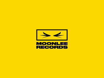 Moonlee Records bandcamp branding design independent indie logo logomark moonlee music recordlabel records visual identity