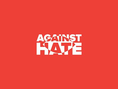 Against hate brand design humanrights identity design logo visual identity