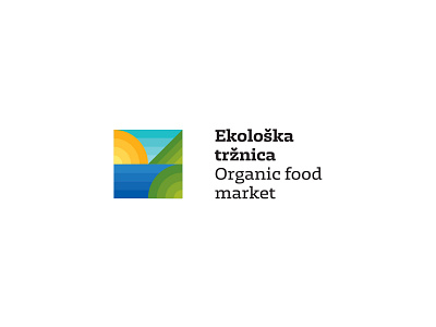Ekološka Tržnica / Organic food market brand design food identity design logo market organic visual identity