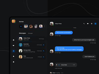 Social Media - Chat App UI