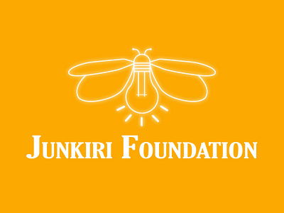 Junkiri Foundation Logo branding design graphic design illustration logo photoshop typography ui ux vector yellow