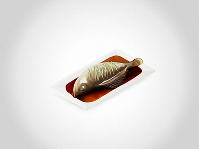 Sea Food asian food chinese food clean fish food icon realistic ricepo simple 清蒸鱼，海鲜，中餐