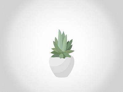 Succulent Plant 4 clean flat icon plant simple succulent ui