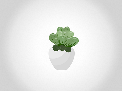 Succulent Plant 8 clean flat icon plant simple succulent ui