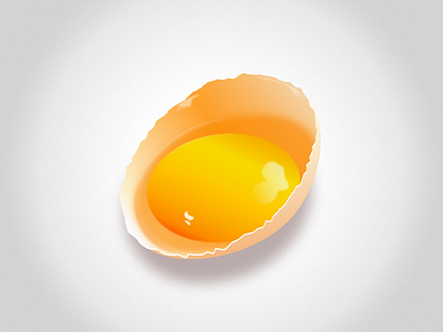 Egg egg icon practice realistic ui