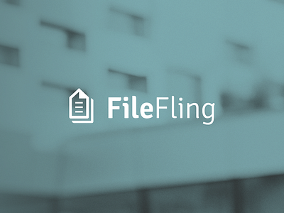 File Fling logo design