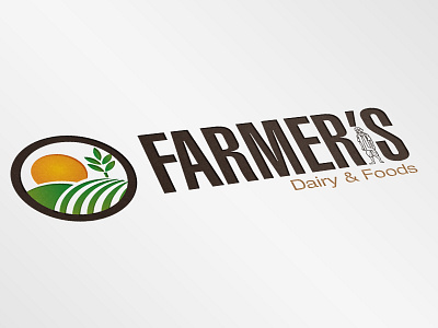 Farmer Logo dairy farming logo monogram