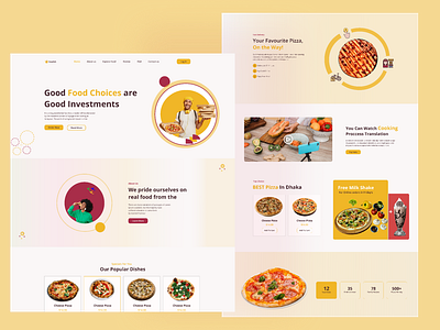 Food Services Web Landing Page