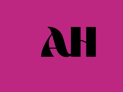 AH a brand identity logo branding graphic design logo