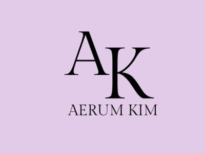 AERUM KIM branding design graphic design logo typography