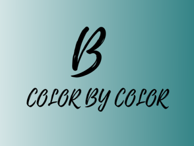 COLOR BY COLOR branding design graphic design logo typography