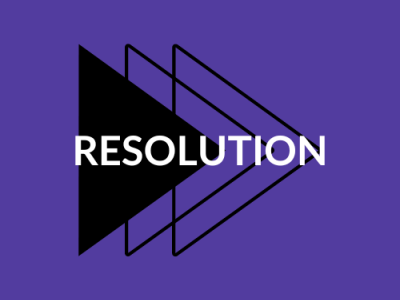 RESOLUTION branding design graphic design logo typography