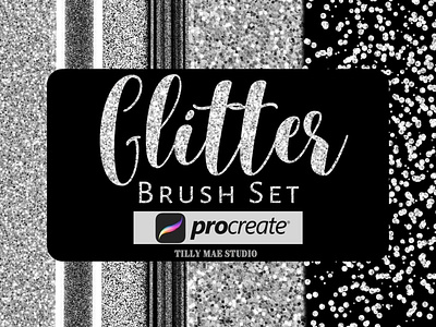 Procreate Glitter Brush Set