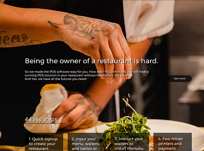 Website app to restaurant (UI/UX) branding design figma ui ux web design