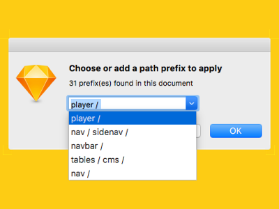 Sketch Prefixation Plugin
