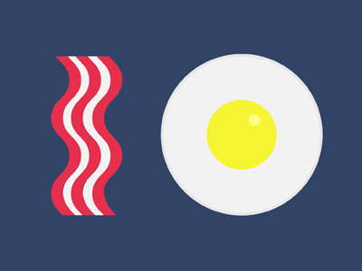 Egg And Bacon (as seen at night)