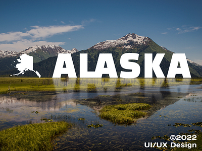 Alaska Travel design figma graphic design ui ux web web design