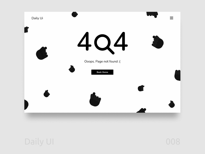 Daily Ui 008 | 404 Page 404 page 404 page design daily ui daily ui 008 design figma illustration ui uxui