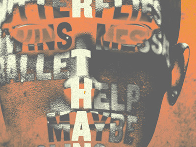 Film Poster: Other Than 3d design film graphic poster screen print typography