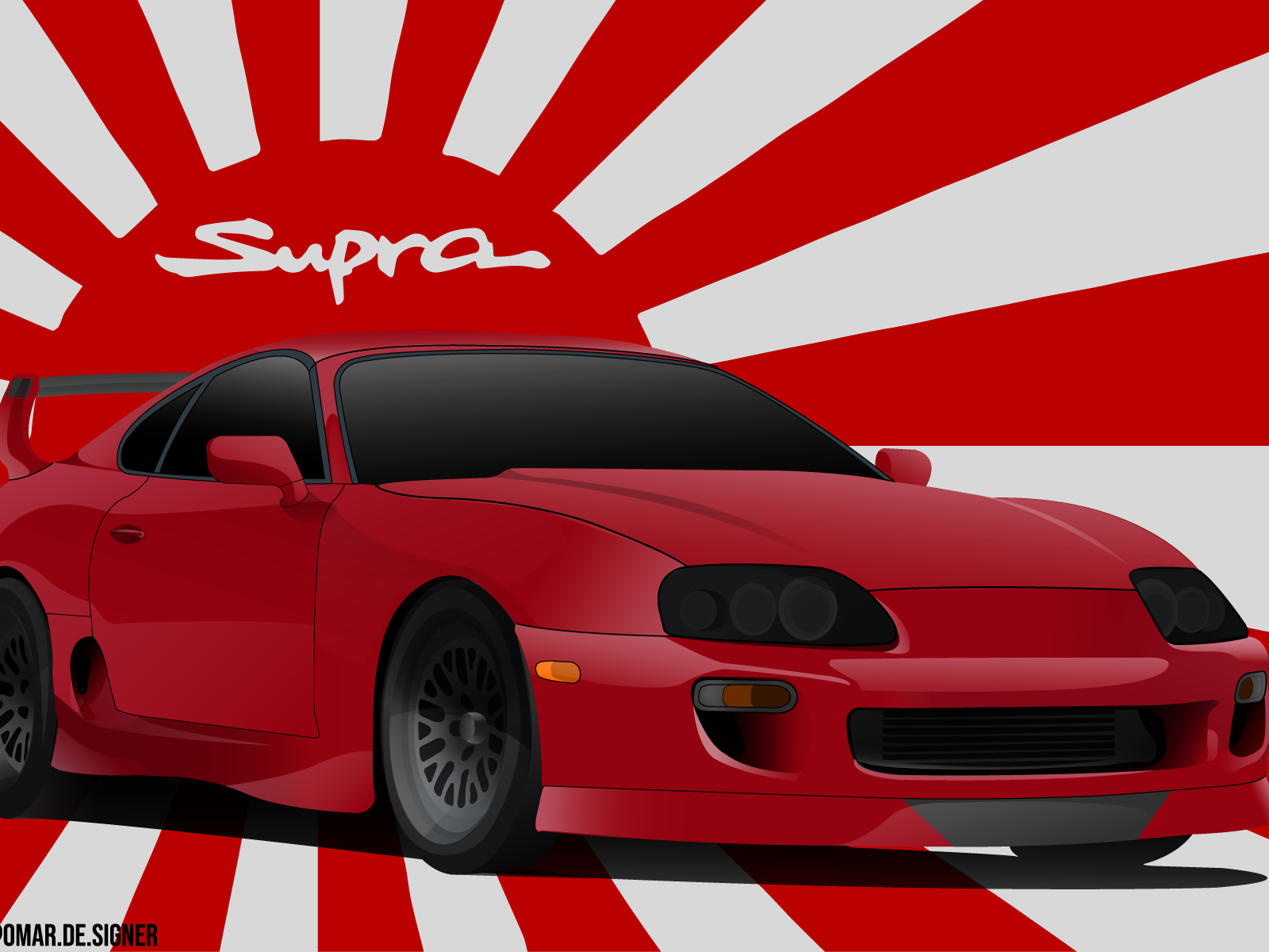 Toyota supra MK4 by OmarAlbek on Dribbble