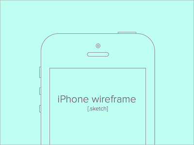 iPhone Wireframe for Sketch