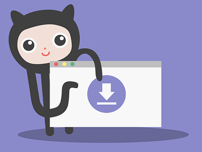 Github Download Illustration characters download github octocat open source