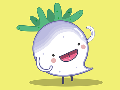 Kabuchan character illustration mascot sketch turnip