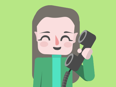 Default Contact Avatars avatar character contact phone smile