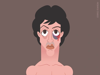 Rocky III (1982) - Sylvester Stallone boxer characterdesign fanart fight illustration movies netflix retro rocky rockybalboa sylvesterstallone