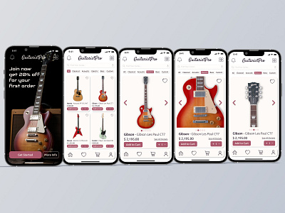 GuitaristPro Mobile App - Mobile App Design