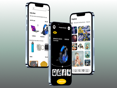 E-commerce Mobile App app design ui