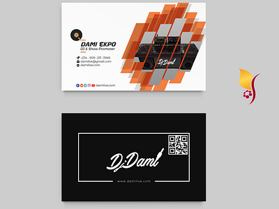 A simple Business Card Design branding business card complementary card design