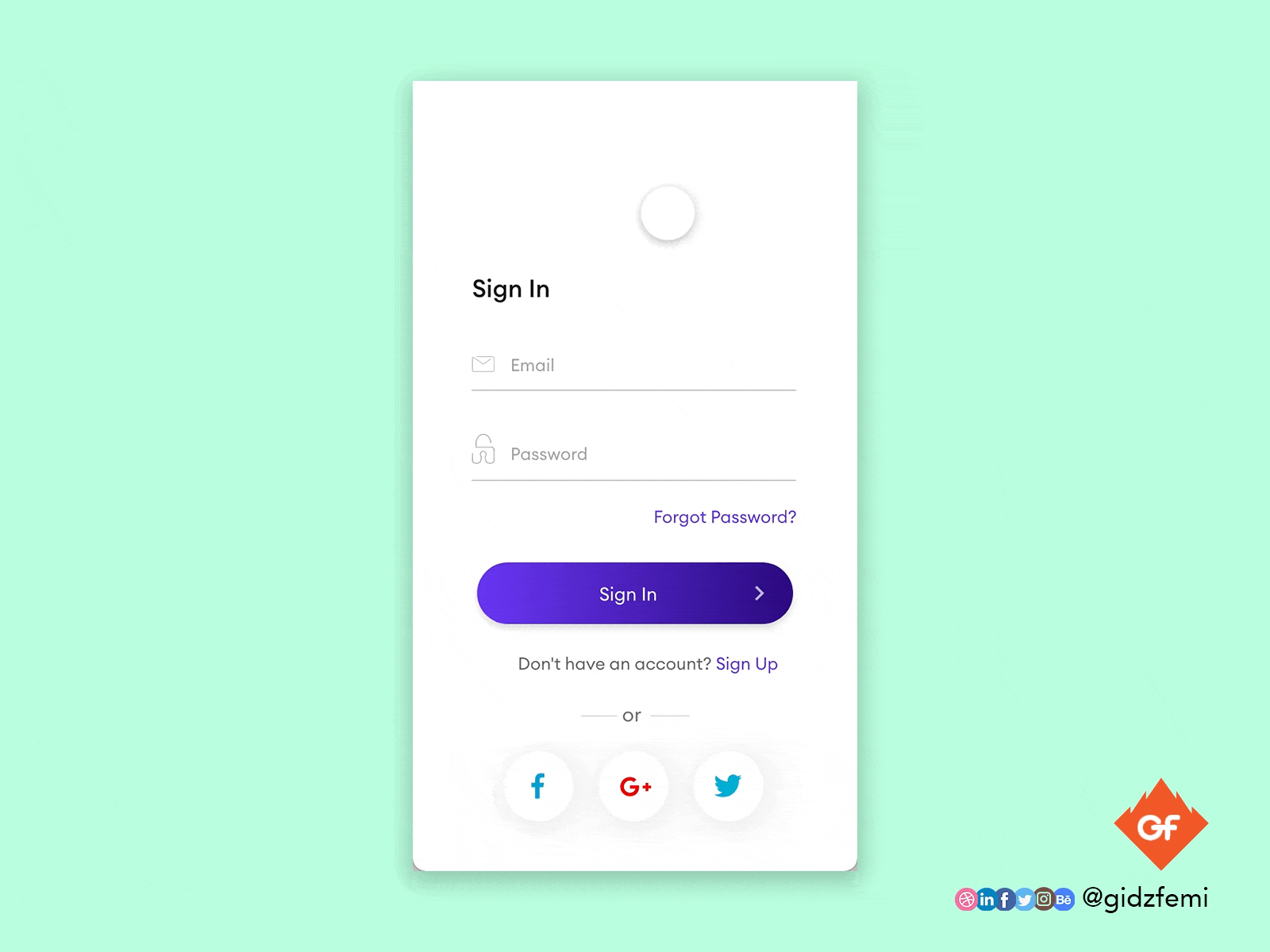 Happy Signup Saturday android signin android signup animation design gif login gif signup graphic design interaction design mobile login mobile signup sign in sign up ui user experience user interface