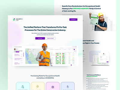 Seamfix Care Website Mockup